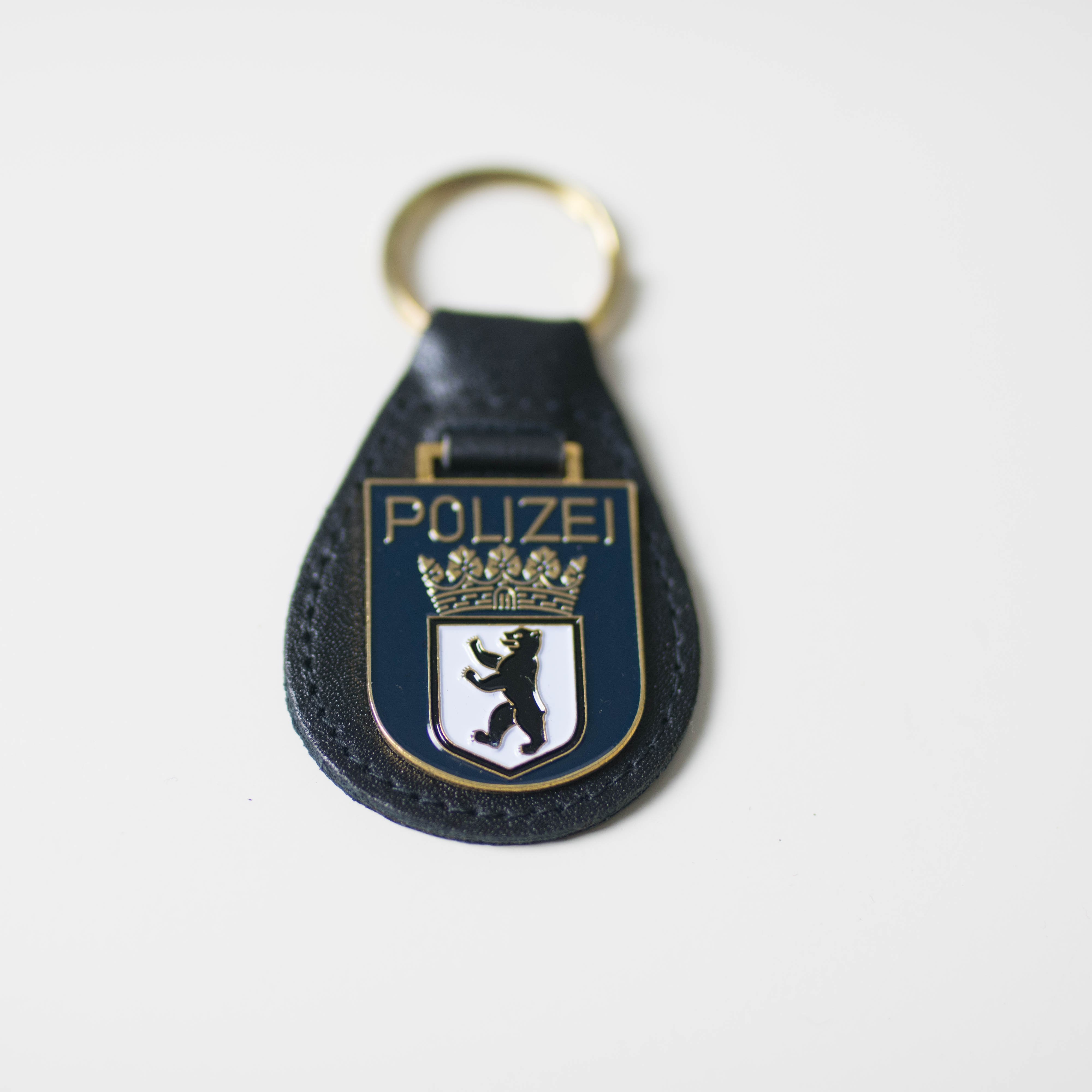 Schlüsselanhänger Polizei Rheinland-Pfalz Kette mit Schraubverschluss